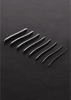 Shots Hegar Double Ended Dilator Set 8 Pieces in Leather Case