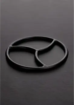 Triskelion Shibari Suspension Ring - Durable Steel Bondage Accessory