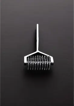 Sinner Gear Stainless Steel 10-Head Sensation Pinwheel, Silver