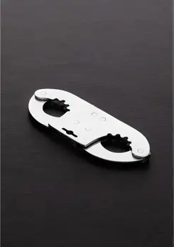 Shots Thumb & Toe Cuffs Compact Restraint System Metal Silver