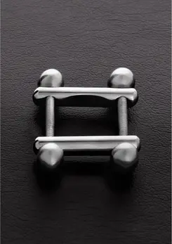 EasyToys Stainless Steel Nipple Clamp Adjustable with Dual Ball Tips