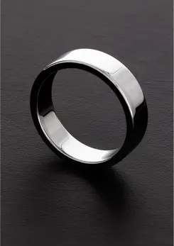 Kiotos Flat Stainless Steel Ring 12x60mm - High Polish Finish
