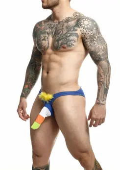 MOB Toucan Bikini - Polyester Lycra, Colorful Design, Size M