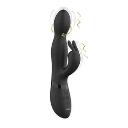 Niva Rotating Intimate Machine Black - 360° Multi-Motor Silicone Device
