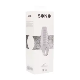 Screaming O No.21 Intimate Extension Sleeve with Support Strap, Clear