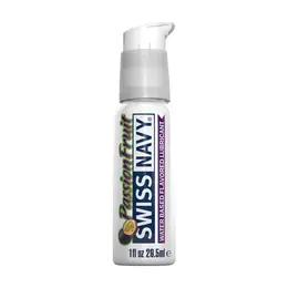 Swiss Navy Lubricant Passion Fruit Flavor 30ml Spill-Proof Premium Formula