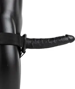 RealRock Hollow Strap-On Model 10, Adjustable, 24.5 cm, Beige
