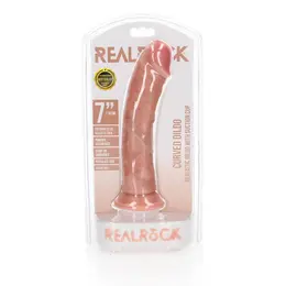 RealRock Curved Intimate Model 18 cm with Suction Cup, Beige
