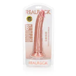 RealRock Slim Silicone Model with Suction Cup 20.5 cm Beige