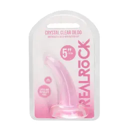 REALROCK Crystal Clear Model 5 - Transparent Intimate Device with Suction Cup 11.5 cm