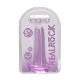 REALROCK Crystal Clear Intimate Machine 13.5 cm with Suction Cup