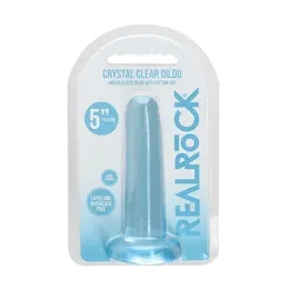 REALROCK Crystal Clear Intimate Machine 13.5 cm with Suction Base Transparent