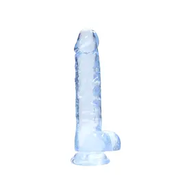 REALROCK Crystal Clear Intimate System with Suction Cup 21 cm Transparent