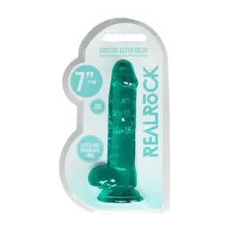 REALROCK Crystal Clear 19cm Anatomical Model with Suction Cup
