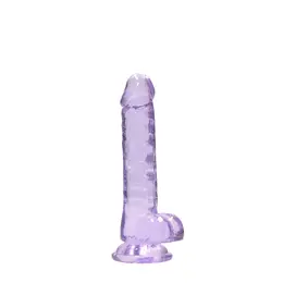 REALROCK Crystal Clear 7in Anatomical Model with Suction Cup Transparent