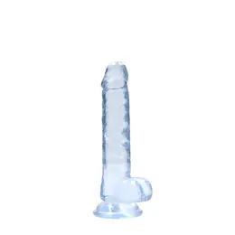 REALROCK Crystal Clear Model 7 Suction Cup Intimate Machine 19cm