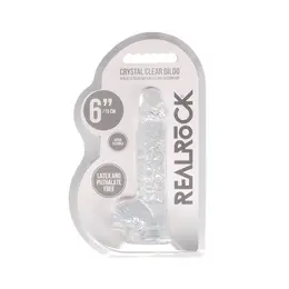 REALROCK Crystal Clear 17cm Anatomical Model with Suction Base