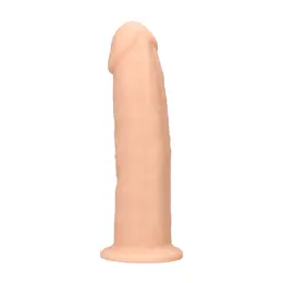 REALROCK Ultra Silicone Model 6 Thermo Reactive 15 cm - Suction Base, Brown