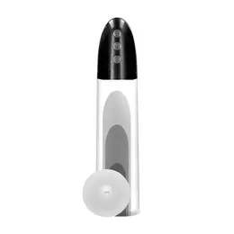 Shots Rechargeable Automatic Cyber Pump with Soft Sleeve, 31 cm