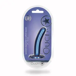 Ouch! Smooth Silicone Intimate Model 12 cm Metallic Suction Base