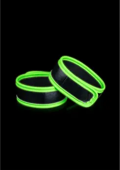 OUCH! Adjustable Biceps Band Glow in the Dark - Fluorescent Green Harness