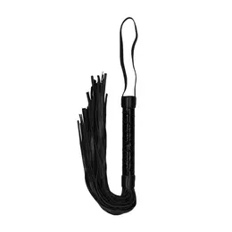 OUCH! Faux Leather Whip Burgundy 38.5cm - Durable Intimate Accessory