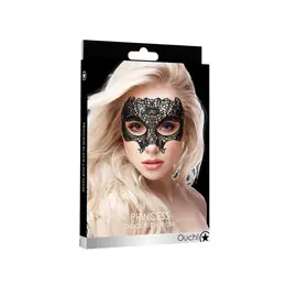 OUCH! Princess Royal Black Lace Mask - Lightweight Laser-Cut Design