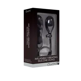 Shots Inflatable Silicone Twist Intimate Expansion Device Black