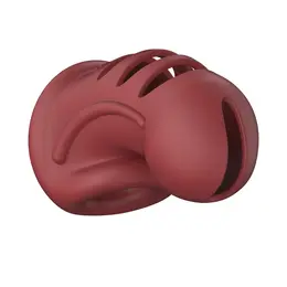 ManCage Model 28 Ultra Soft Silicone Chastity System Black