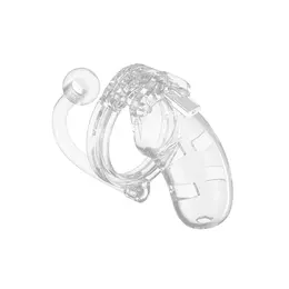 ManCage Model 10 Polycarbonate Chastity System with Plug 3.5