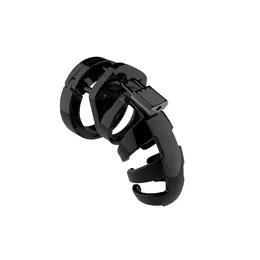 ManCage Model 02 Polycarbonate Chastity System 3.5in/9cm Clear