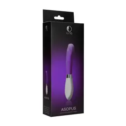 Luna by Shots Asopus Rechargeable 10-Speed Silicone Model 20.8cm Black