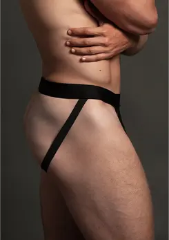 Male Power Lace Jock L/XL - Sheer Lace Intimate Support System