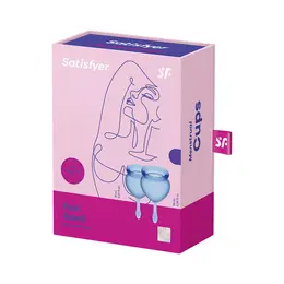 Feel Good Menstrual Cup Set - Medical Silicone, 2 Sizes, 15/20ml