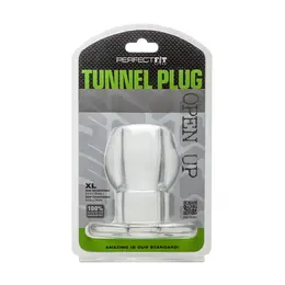 Perfect Fit Tunnel Plug XL Clear - Hollow Anatomical Plug 4