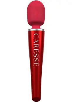 CARESSE Pro Wand Massager 8000rpm IPX7 Silicone 30.6cm Black