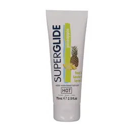 HOT Superglide Edible Water-Based Lubricant Pineapple 75 ml