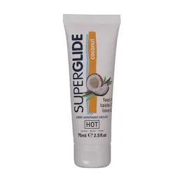 HOT Superglide Edible Water-Based Lubricant 75 ml - Flavored Formula