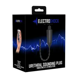 Shots ElectroShock Vibrating Intimate Probe Silicone 29.5cm Black