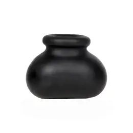 Perfect Fit Bull Bag Weighted Scrotum Support Black 0.75 Inch Stretch