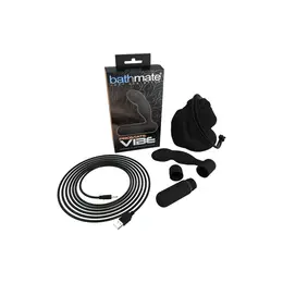 Bathmate Prostate Vibe 10-Mode Silicone Intimate Massager Black