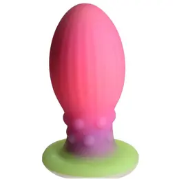 Creature Cocks Xeno Glow-in-the-Dark Silicone Egg XL Pink