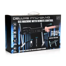 Deluxe Pro-Bang тласкаща секс машина с дистанционно, регулируема
