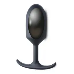 XR Brands Heavy Hitter Weighted Silicone Plug Extra Large Black