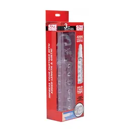 XR Brands Master Series Intimate Extension Sleeve 19 cm Transparent
