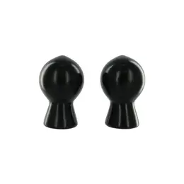 Size Matters Nipple Booster Black Rubber Vacuum System 2.6in