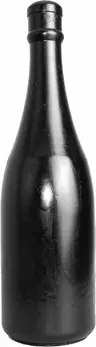 All Black Model 34,5 cm Black Silicone Intimate Machine Champagne Shape