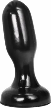 All Black Plug Model 19.5 cm - Smooth Textured Anal Accessory