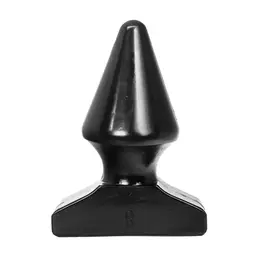 All Black AB41 Tapered Anal Model 17 cm Black Silicone