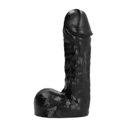 All Black 658 Intimate Training Plug 19 cm Black Silicone